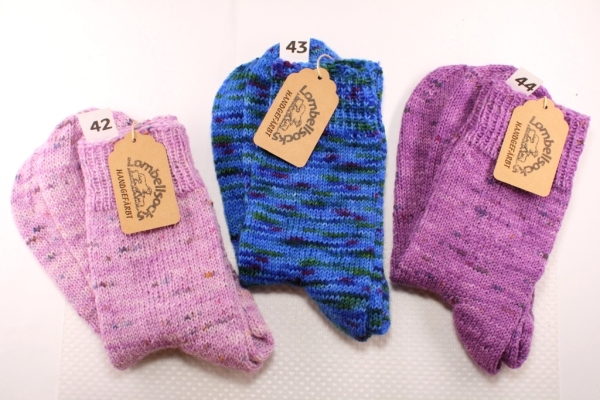 Handgefärbte Sockenwolle Grösse 37-38  Nr. 42-43-44